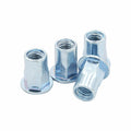 Open End Rivet Nuts M3/m4/m5/m6/m8<wbr/>/m10/m12 Flat Head Half Semi