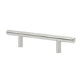 10 Pack Modern Bar 4-1/4" Brushed Nickel Kitchen Cabinet Pull Handle