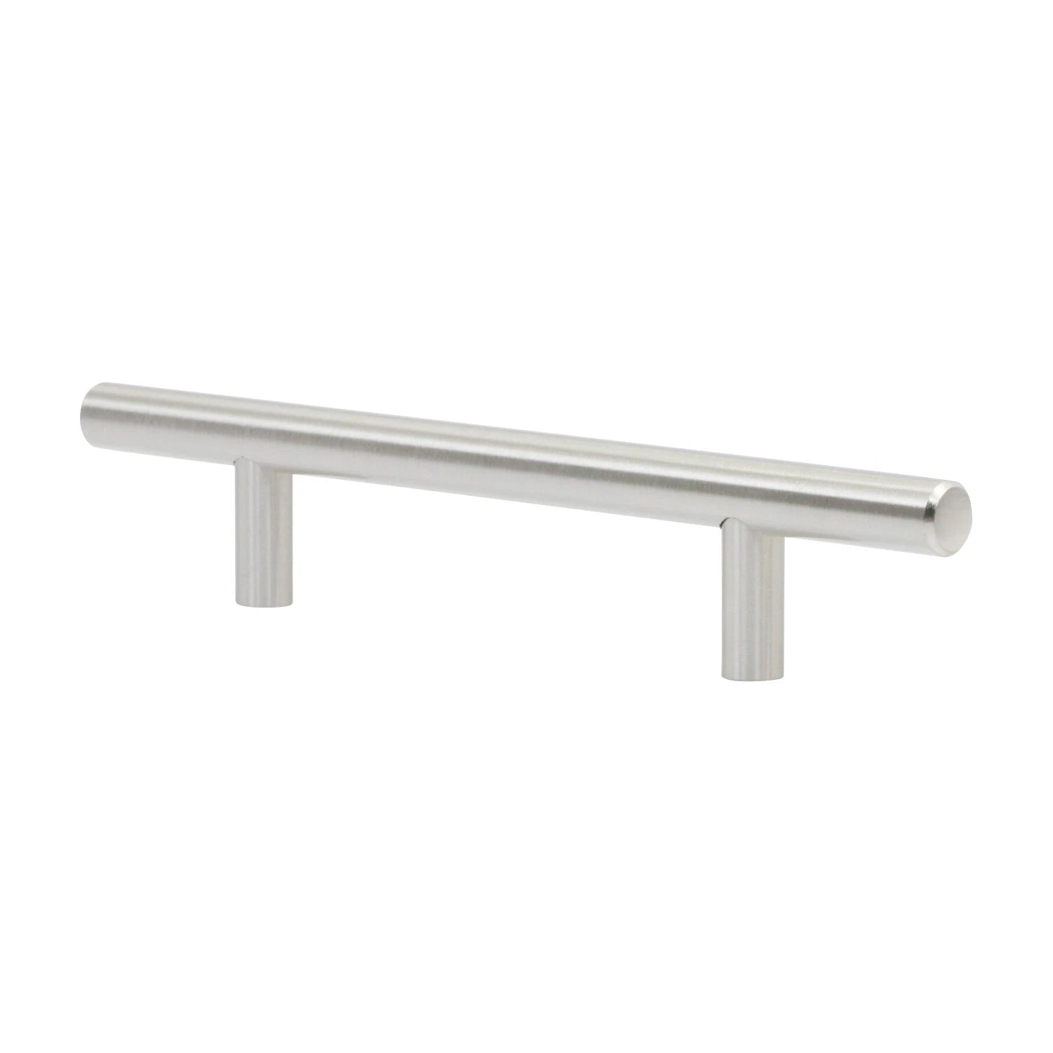 10 Pack Modern Bar 4-1/4" Brushed Nickel Kitchen Cabinet Pull Handle