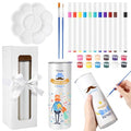 20oz Diy Mug Set With For Acrylic Paints And Markers For Personalized
