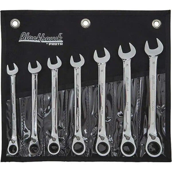Blackhawk by Proto 7pc Reverse Gear Ratcheting Wrench Set