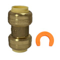 XFITTING 1/2" x 1/2" Push Fit Coupling 30 Pack
