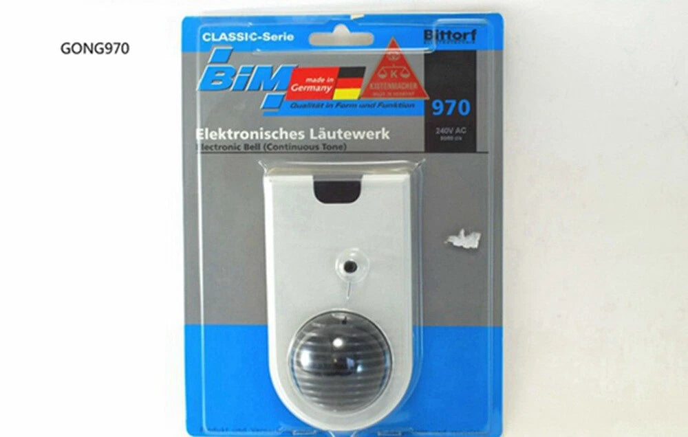 BIM Brand Door Chime Electronic Doorbell Bell Made in Germany Gong970