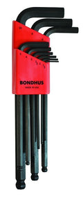 Bondhus 9pc Ball End Metric Hex L Wrench Set