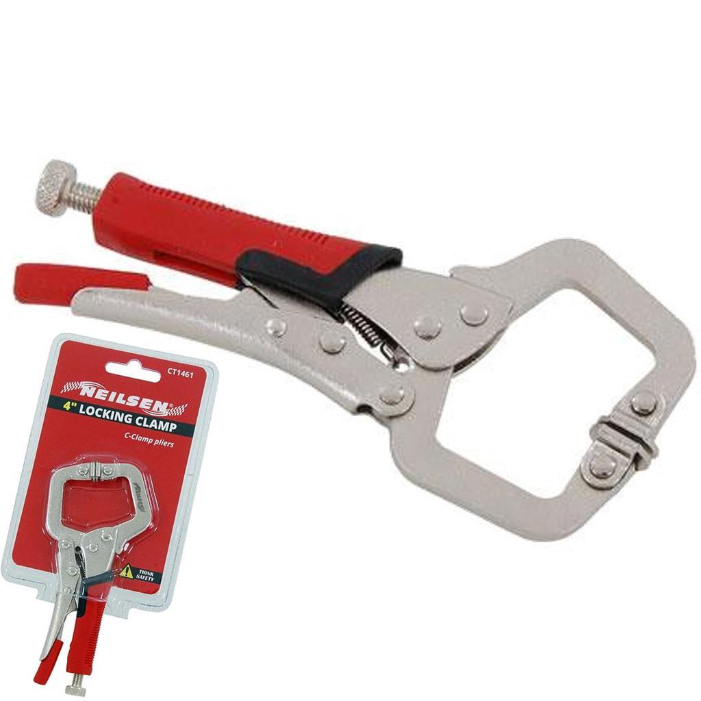 Neilsen 4" Locking Mole Grip C Clamps by Neilsen