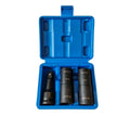 3pc Cr-Mo 1/2" Dr. Dual-End Impact Wheel Nut Socket Set 18.5/19.5/20.5<wbr/>/21.5 mm