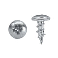 100 Pack #8 X 7/16" Coarse Deep Thread Truss Head Zinc Finish