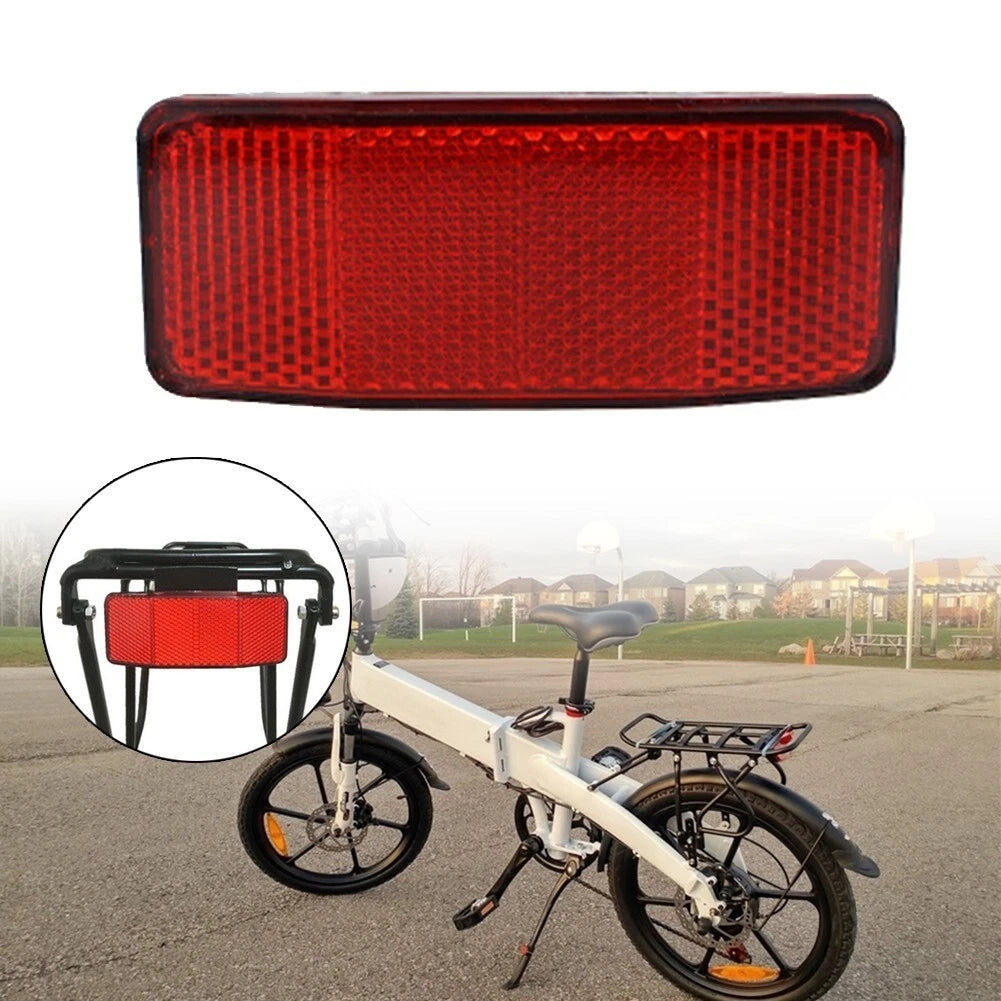 Bicycle Light-safety Caution Reflector Disc Rear Pannier Rack Bike