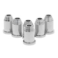 Chrome Guitar String Through Body Ferrule 1/4" String Ferrules 10mm