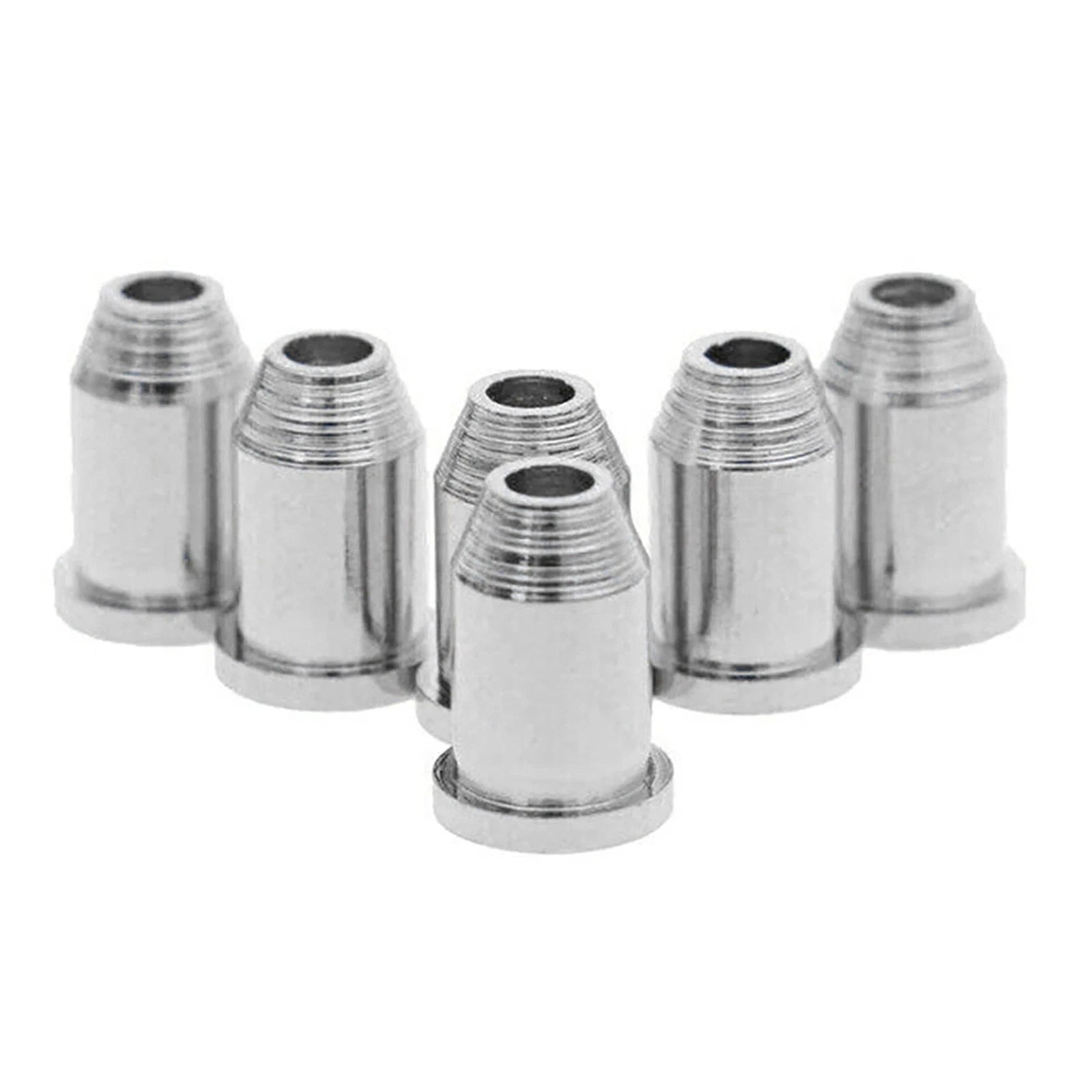 Chrome Guitar String Through Body Ferrule 1/4" String Ferrules 10mm