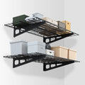 2-pack 2x4ft Heavy Duty Metal Garage Wall Shelving 48”x24” Wall