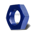 8an An-8 Bulkhead Blue Aluminum Anodized Nut Sealing Locking Fitting