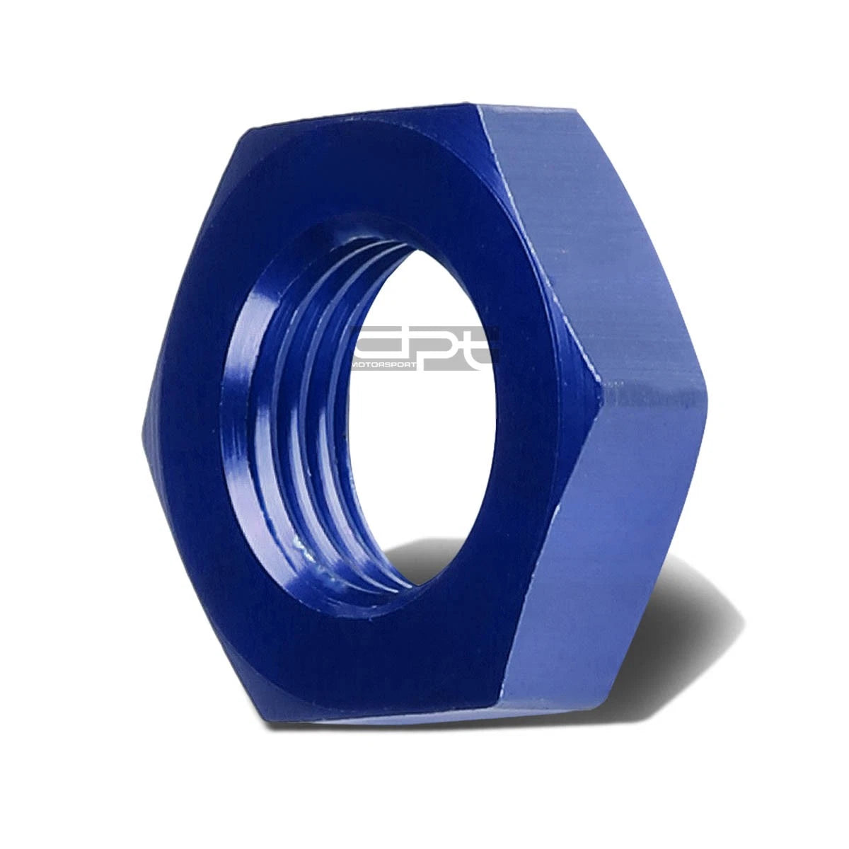 8an An-8 Bulkhead Blue Aluminum Anodized Nut Sealing Locking Fitting