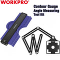 WORKPRO 10" Contour Gauge 6-Sided Angle Measuring Tools Contour Gauge Duplicator