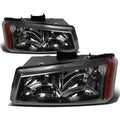Fit 2003-2006 Chevy Silverado Black Housing Amber | Built Supply Co