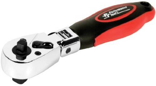 Performance Tool Dual Drive Flex Head Stubby Ratchet by Performance Tool