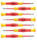 7pc TOLSEN INSULATED ELECTRICIAN MICRO PRECISION SCREWD