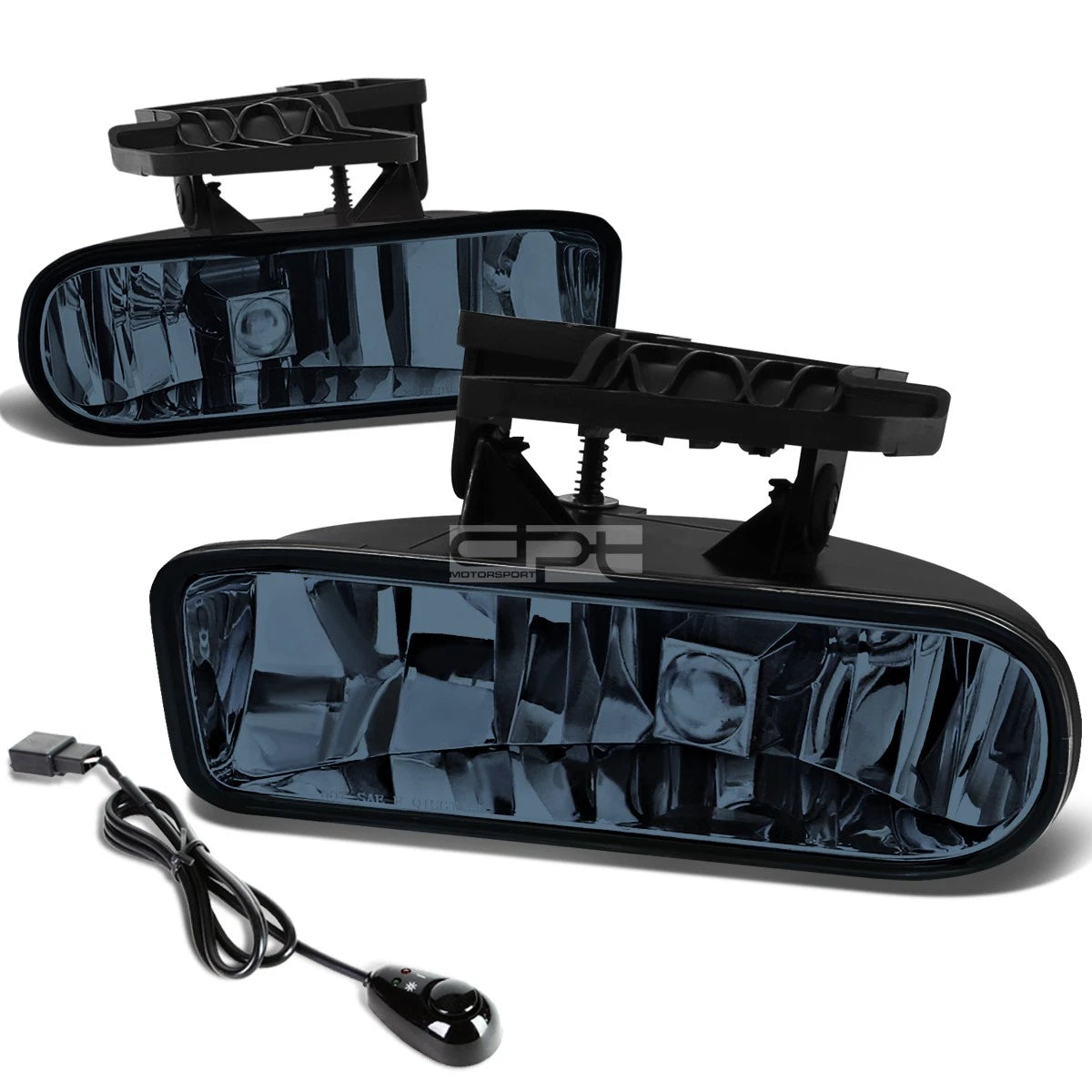 Fit 99-02 Sierra/00-06 Yukon Blue Tint Lens Oe Bumper Fog Light Lamp