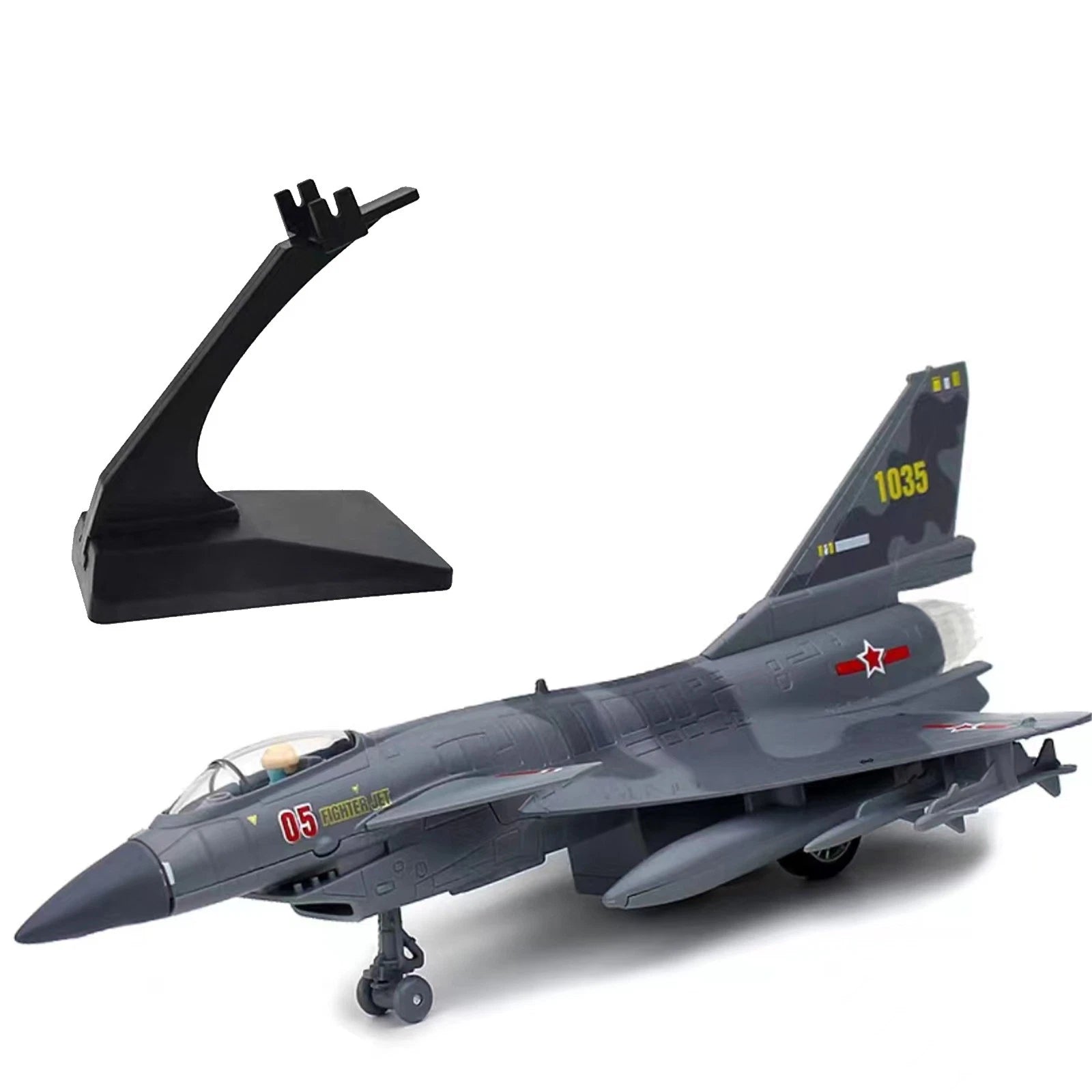 1:100 Aviation Aircraft Military Model J-10 Alloy Fighter Aircraft
