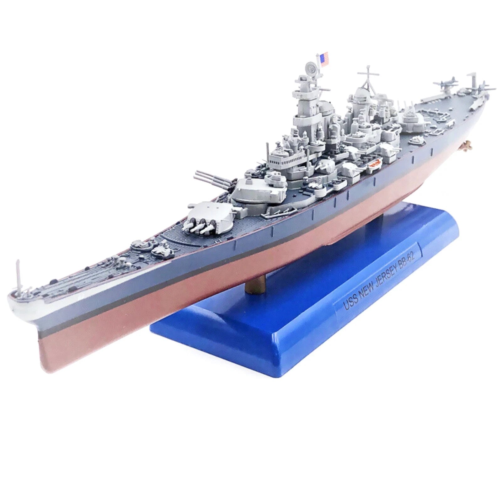 Alloy 1/1000 Scale Wwii Uss New Jersey Bb-62 | Built Supply Co