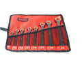 X-Steel 8pc Cr-V Ratcheting Ratchet Combination Ring Open Spanner