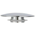 Reliable 66mm Click Clack Sink Drain Cover In Sleek Silver Finish For