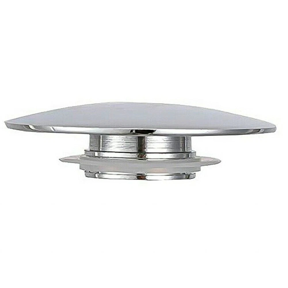 Reliable 66mm Click Clack Sink Drain Cover In Sleek Silver Finish For