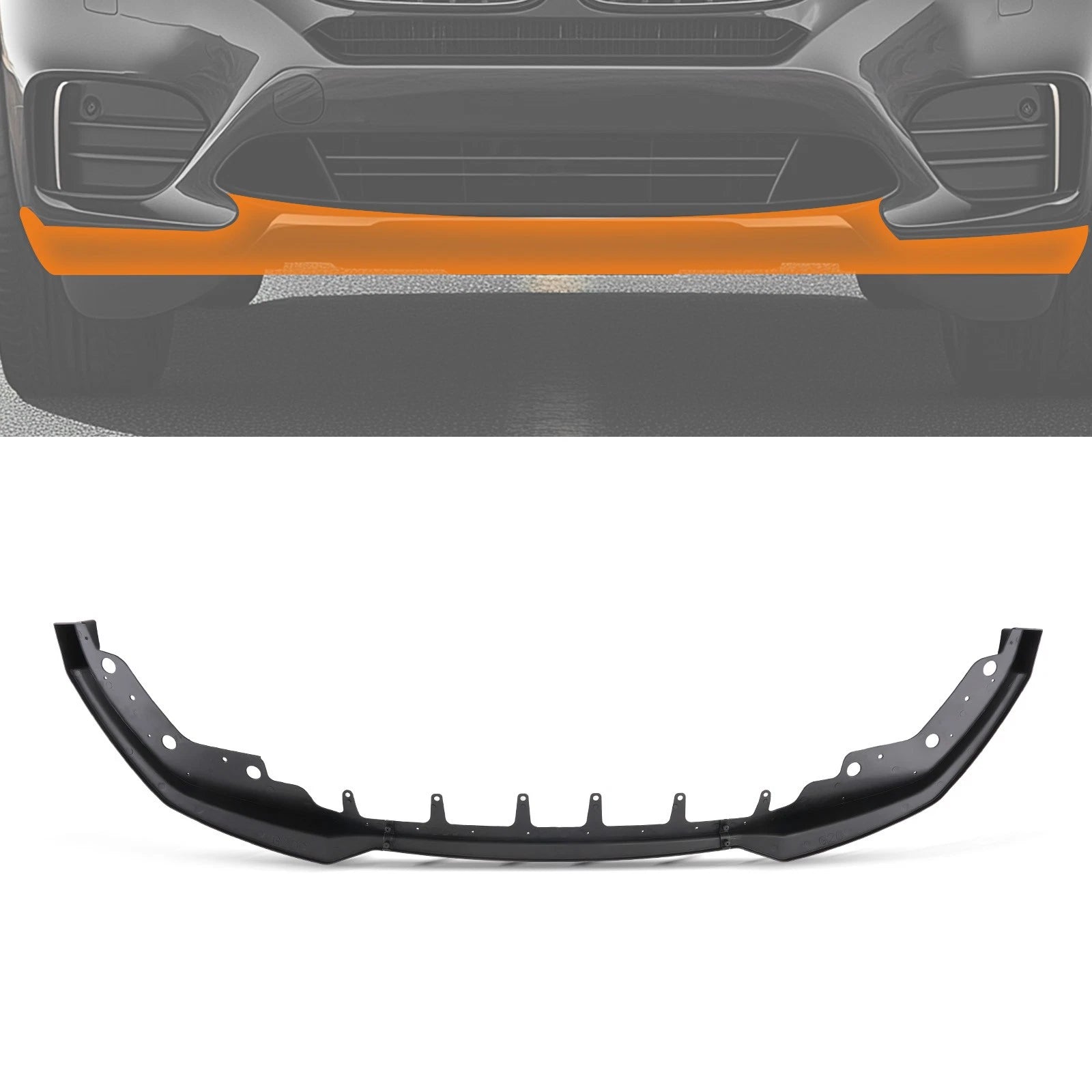 Bumper Lip Spoiler Kit for BMW 3 Series G20 330i 2019-2022 Gloss Black 3 PC
