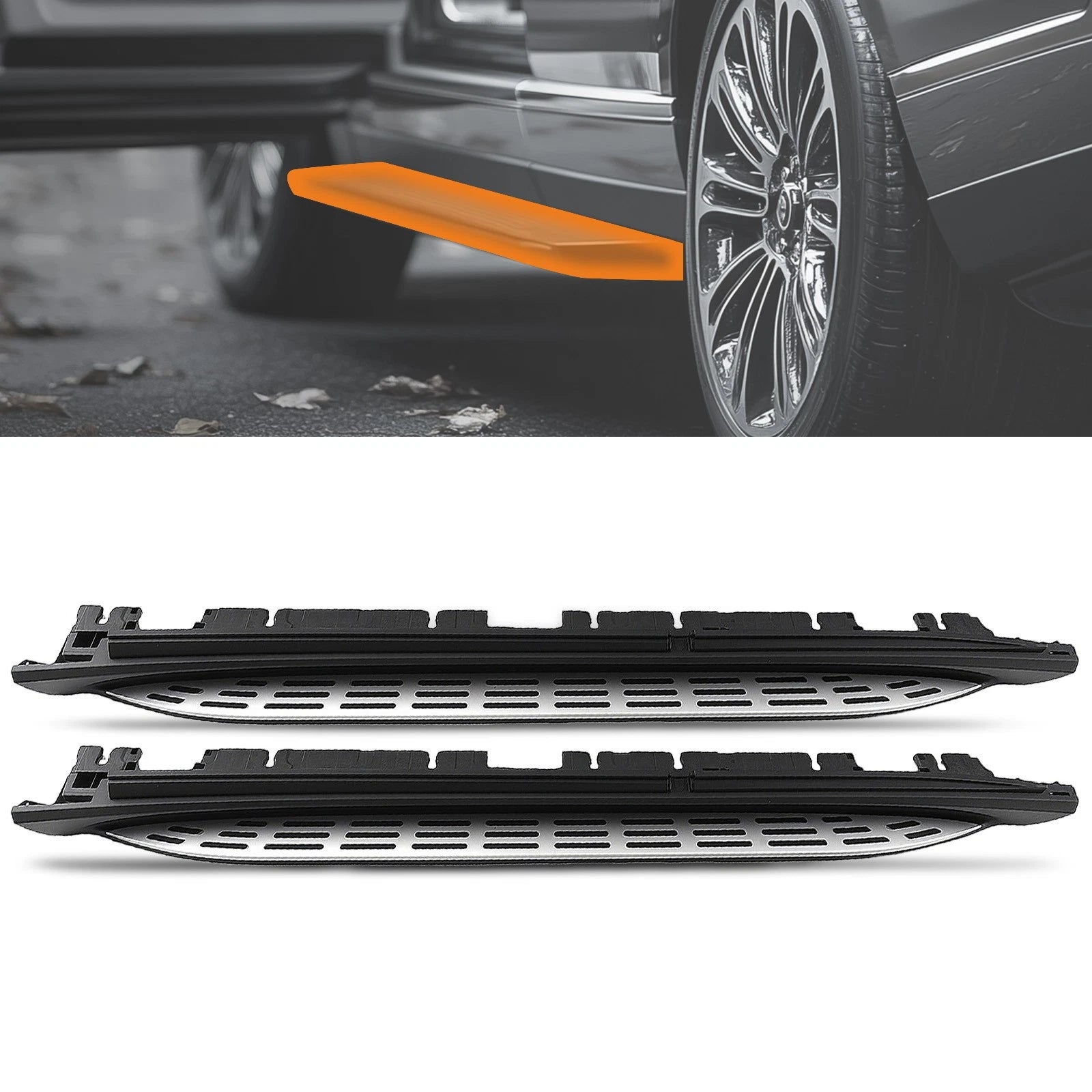 Aluminum Nerf Bars Side Steps for Mercedes GLE Class W167 2020-2026 Anti-Slip