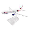1:400 15cm Aircraft British 777 B777 Plum Alloy Plane Model Airplane