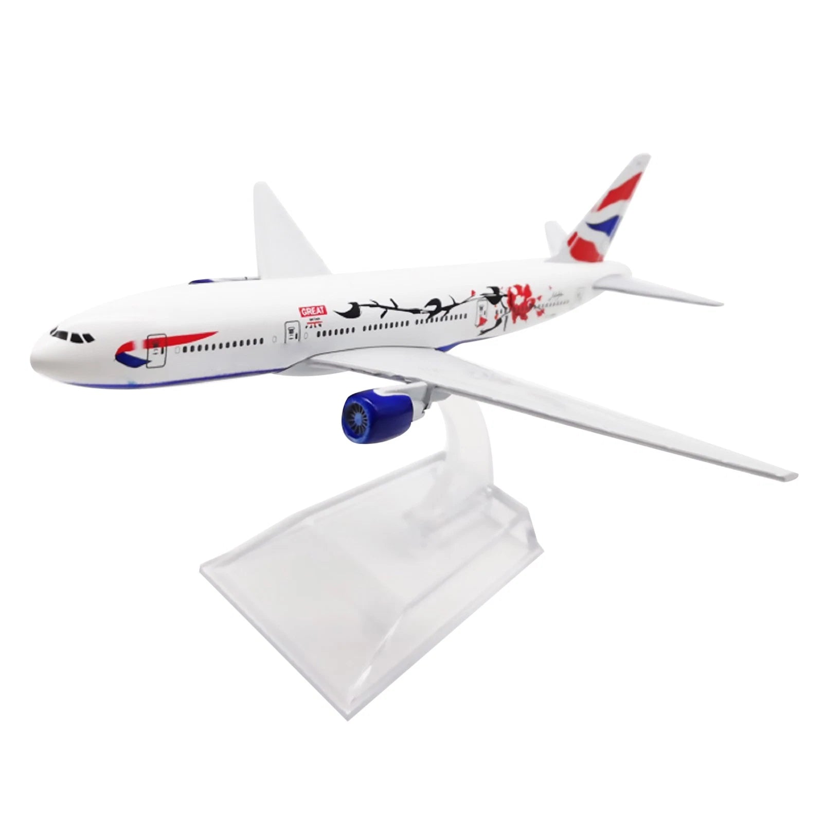 1:400 15cm Aircraft British 777 B777 Plum Alloy Plane Model Airplane