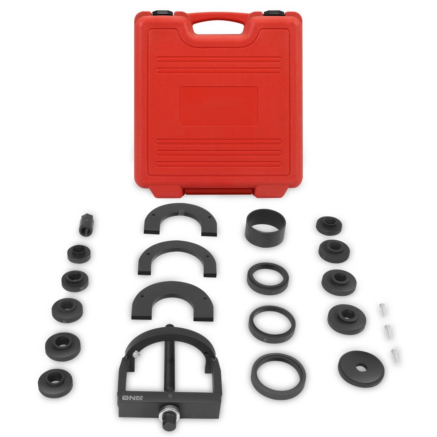 Red Portable Steel Bushing Puller Tool Kit W/ | Built Supply Co