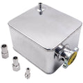 1XSilver Universal Radiator Coolant Aluminum Tank Bottle Overflow