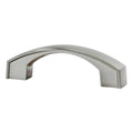 Bow Arch Style 3" Brushed Nickel Kitchen Cabinet Pull Handle P252876bn