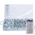 BlueSpot 300pc Assorted DIY Workshop Storage Zinc Nut Washer And Bolt Set by BlueSpot