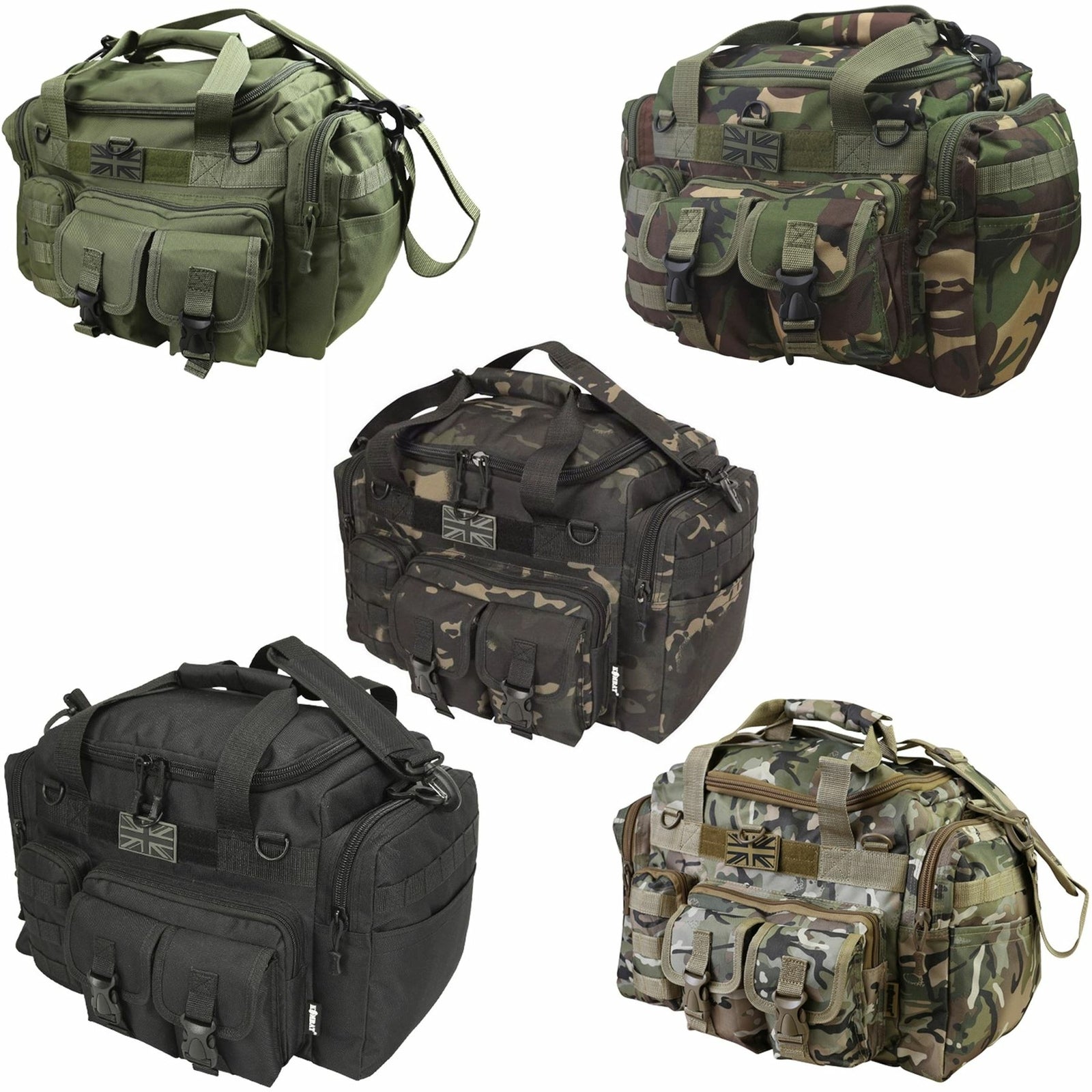Kombat UK Saxon Tactical Army Assault Military Holdall Molle Bag Rucksack 35LOpe