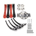 Black White Quadcopter Frame Kit 4-axis Airframe W/ Landing Gear For