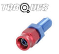 An-3 (3an) to an-3 (3/8"x24 Unf) Bulkhead Straight Ptfe Hose Fitting
