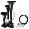 3 Trumpet Electric Horn Kit Car Vehicle Super Loud 135db 12V Trains