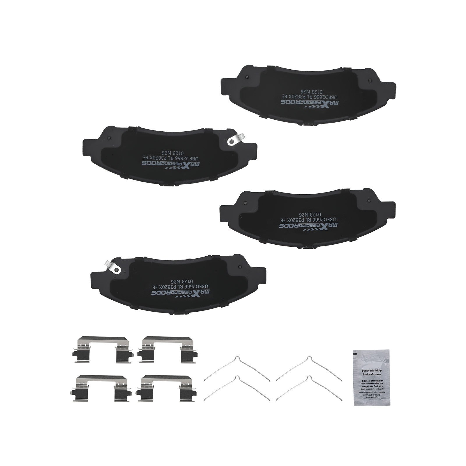 4pcs Front Brake Pads Kit for Chevrolet Traverse 2018-2020 GMC Acadia