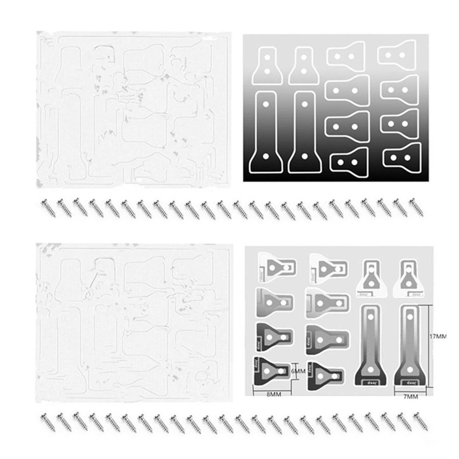 1/24 Stainless Steel Tailgate Door Cover Hinge For Axial Scx24