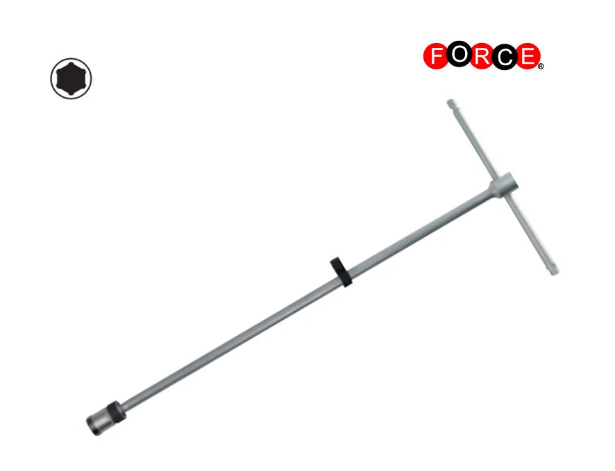 Force 784..b Swivel Universal Extra Long Ball Joint T Handle Socket