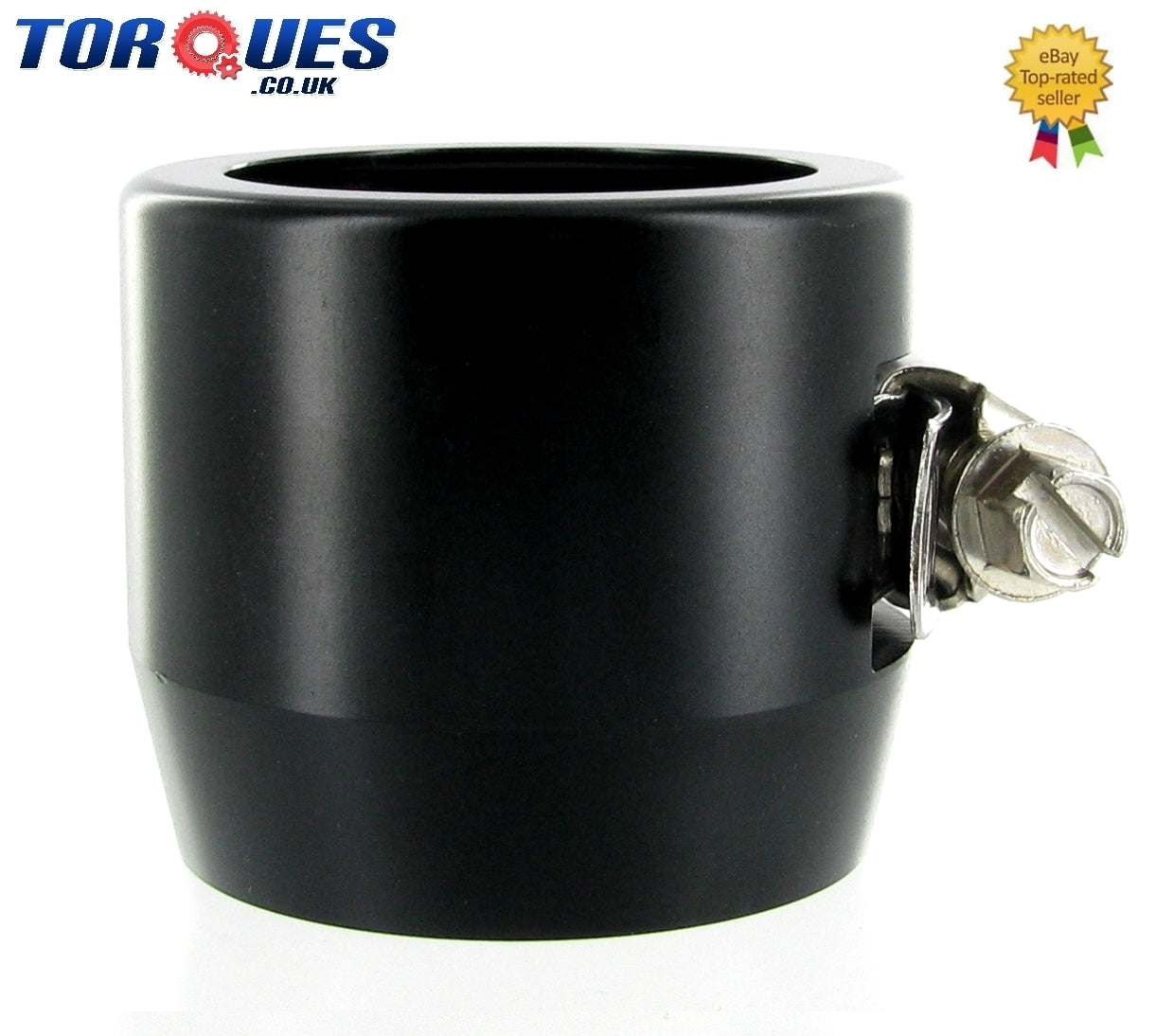 An -20 (an20) 40MM Black Fuel Hose Clamp Finishers - for Silicone