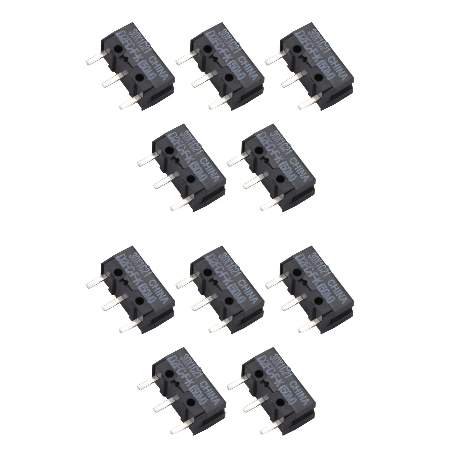 10pack Original Genuine Micro Switch For Omron D2fc-f-k(50m) D2fc-f-k