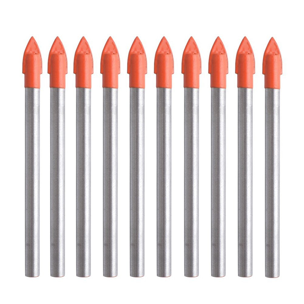 10pc Cemented Carbide Masonry Drill Bit Set by Unbranded