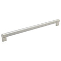 Euro Twin Bar Style Metal Handle Brushed Nickel, 18-5/8" (461 Mm)