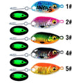 Spoon Lure 2PCS Glow in Dark Design 3g 5.5g Compact Lightweight for TroutOpens i