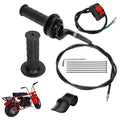 Throttle Cable Kit For Mini Bike 50250cc With Grips Switch And
