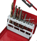 10pc Easy Out Screw Extractor & Left Hand Drill Bit Set by Unbranded