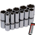 Neilsen 11pc SAE Deep Sockets 5/16" - 7/8" Socket Set by Neilsen